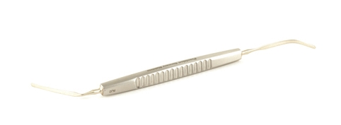 Wheeler Cyclodialysis Spatula, Double-Ended, 1.75 Mm X 30.0 Mm Silver Blades, Slightly Curved, 5 1/2" (14.0 Cm)